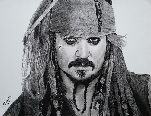 Dessins au fusain